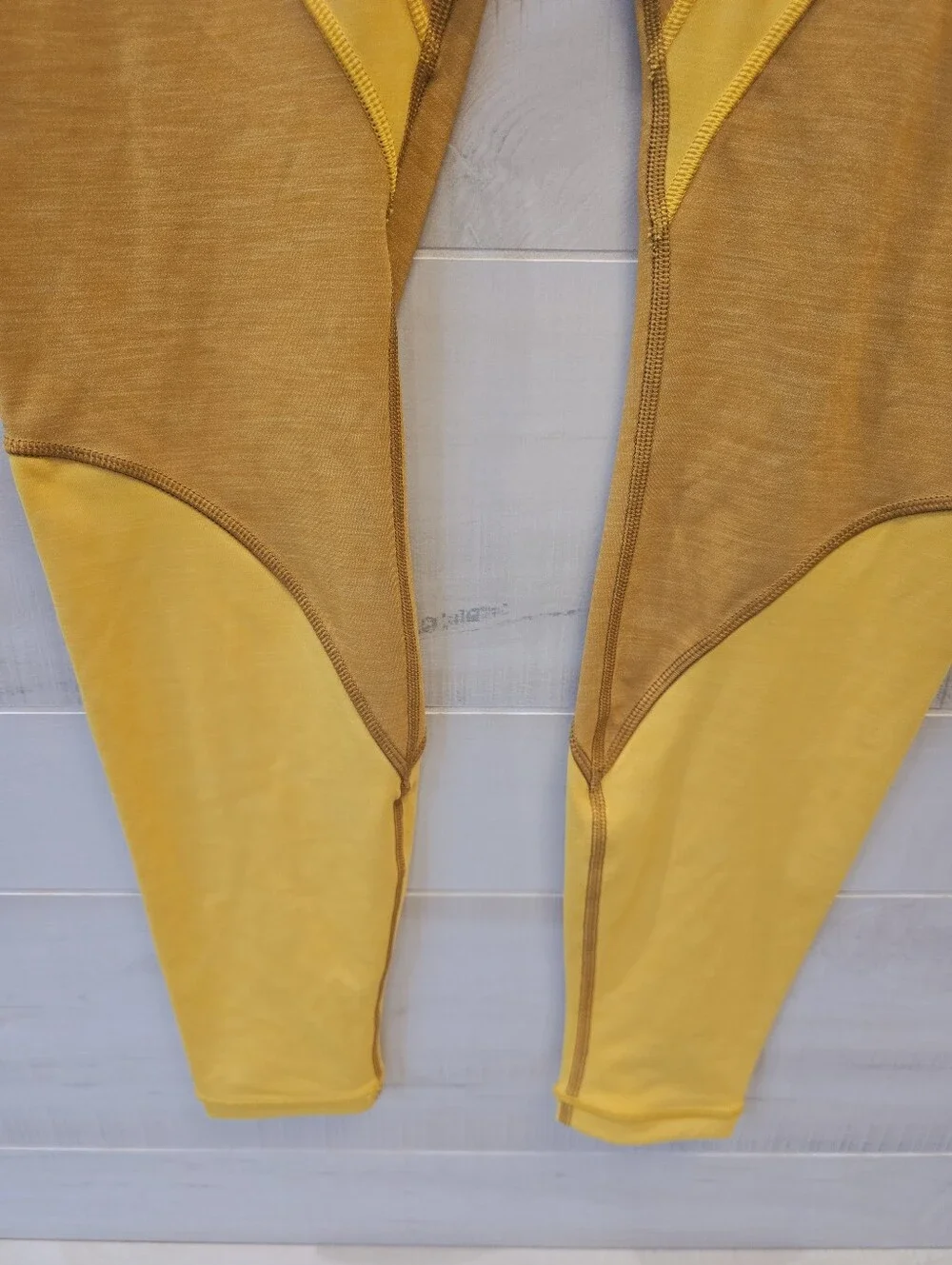 {8} Lululemon Early Extension Hi-Rise Tight Heathered Fools Gold & Honey Lemon - Picture 4 of 13